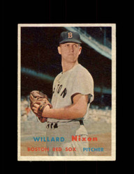1957 WILLARD NIXON TOPPS #189 RED SOX *G2135