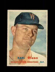 1957 KARL OLSON TOPPS #153 SENATORS *G6873