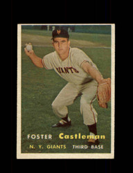 1957 FOSTER CASTLEMAN TOPPS #237 GIANTS *G6651