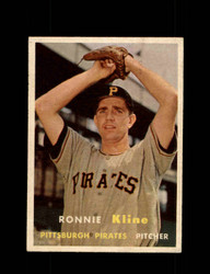 1957 RONNIE KLINE TOPPS #256 PIRATES *G8029