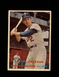 1957 RANDY JACKSON TOPPS #190 DODGERS *G3133