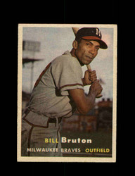 1957 BILL BRUTON TOPPS #48 BRAVES *G2678