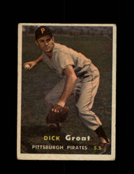 1957 DICK GROAT TOPPS #12 PIRATES *R3869