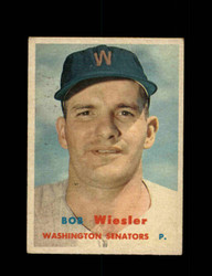 1957 BOB WIESLER TOPPS #126 SENATORS *R3960