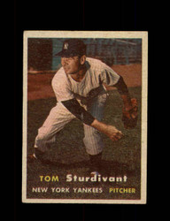1957 TOM STURDIVANT TOPPS #34 YANKEES *R4857