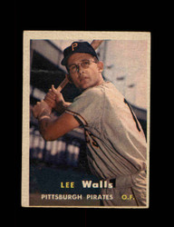 1957 LEE WALLS TOPPS #52 PIRATES *G6877