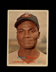 1957 DAVE POPE TOPPS #249 INDIANS *G6703