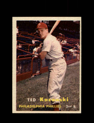 1957 TED KAZANSKI TOPPS #27 PHILLIES *G6161
