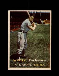 1957 WHITEY LOCKMAN TOPPS #232 GIANTS *G6561