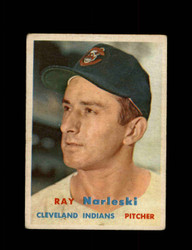 1957 RAY NARLESKI TOPPS #144 INDIANS *G6547