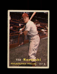 1957 TED KAZANSKI TOPPS #27 PHILLIES *G6866