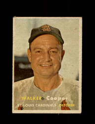 1957 WALKER COOPER TOPPS #380 CARDINALS *G2781