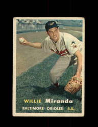 1957 WILLIE MIRANDA TOPPS #151 ORIOLES *G2804