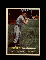 1957 WHITEY LOCKMAN TOPPS #232 GIANTS *G8027