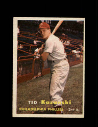 1957 TED KAZANSKI TOPPS #27 PHILLIES *R4111