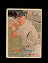 1957 JACKIE JENSEN TOPPS #220 RED SOX *R4517