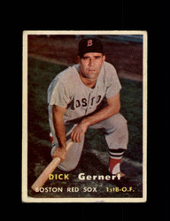 1957 DICK GERNERT TOPPS #202 RED SOX *1480