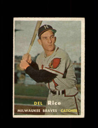 1957 DEL RICE TOPPS #193 BRAVES *1482