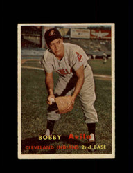 1957 BOBBY AVILA TOPPS #195 INDIANS *1589