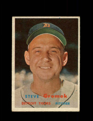 1957 STEVE GROMEK TOPPS #258 TIGERS *1093