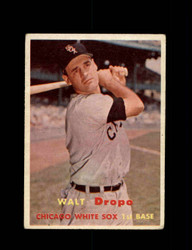 1957 WALT DROPO TOPPS #257 WHITE SOX *2147
