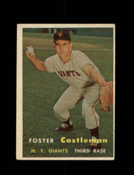 1957 FOSTER CASTLEMAN TOPPS #237 GIANTS *3035