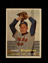 1957 ELMER SINGLETON TOPPS #378 CUBS *R5635