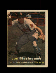 1957 DON BLASINGAME TOPPS #47 CARDINALS *R5544