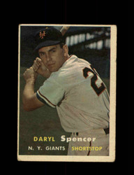 1957 DARYL SPENCER TOPPS #49 GIANTS *1867