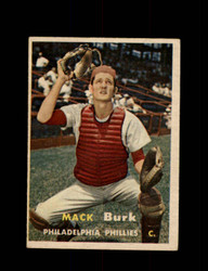1957 MACK BURK TOPPS #91 PHILLIES *5169