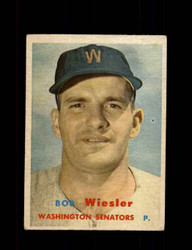 1957 BOB WIESLER TOPPS #126 SENATORS *5969