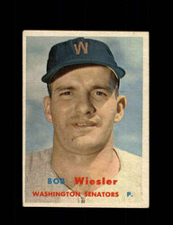 1957 BOB WIESLER TOPPS #126 SENATORS *4998