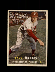 1957 SAUL ROGOVIN TOPPS #129 PHILLIES *4359