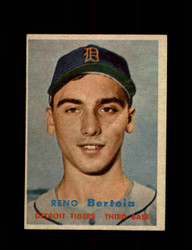 1957 RENO BERTOIA TOPPS #390 TIGERS *4790