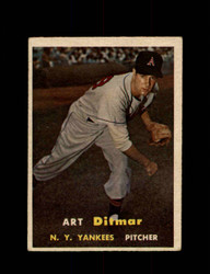 1957 ART DITMAR TOPPS #132 YANKEES *4827