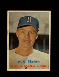 1957 DON ELSTON TOPPS #376 DODGERS *4331