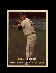 1957 BILL SARNI TOPPS #86 GIANTS *3273
