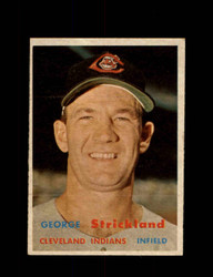 1957 GEORGE STRICKLAND TOPPS #263 INDIANS *3562