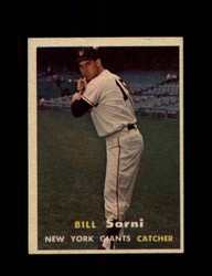 1957 BILL SARNI TOPPS #86 GIANTS *2628