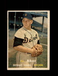1957 AL ABER TOPPS #141 TIGERS *2923