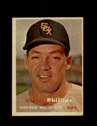 1957 BUBBA PHILLIPS TOPPS #395 WHITE SOX *2385