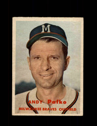 1957 ANDY PAFKO TOPPS #143 BRAVES *2757