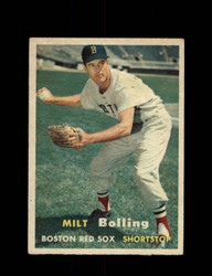 1957 MILT BOLLING TOPPS #131 RED SOX *2519
