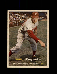 1957 SAUL ROGOVIN TOPPS #129 PHILLIES *1676