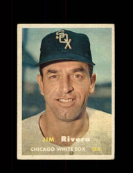 1957 JIM RIVERA TOPPS #107 WHITE SOX *1288