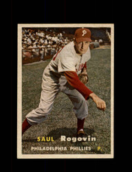 1957 SAUL ROGOVIN TOPPS #129 PHILLIES *1720