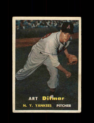 1957 ART DITMAR TOPPS #132 YANKEES *1861