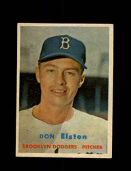 1957 DON ELSTON TOPPS #376 DODGERS *9769