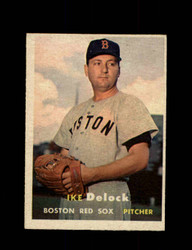 1957 IKE DELOCK TOPPS #63 RED SOX *9574
