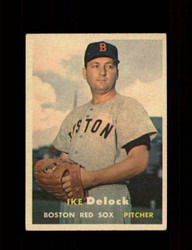 1957 IKE DELOCK TOPPS #63 RED SOX *9712